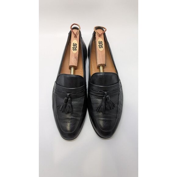 Bally Black Leather Tassel Fringe Loafer - Picture 5 of 9
